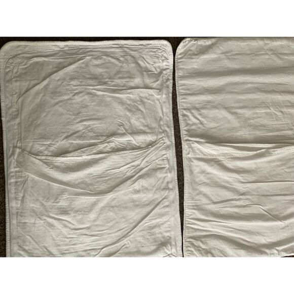 Quilted Pillowcase Shams With button Set Of Two Standard Size - Picture 5 of 5